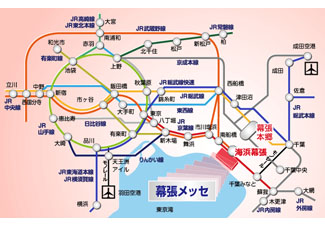 海浜幕張までの路線図｜日刊カーセンサー