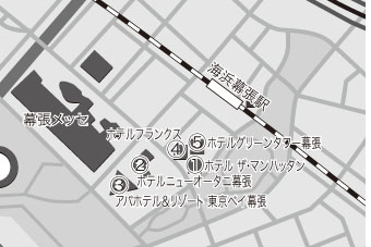 幕張メッセ 近隣地図｜日刊カーセンサー