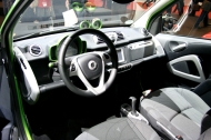 東京モーターショー2011 smart for two electric drive インパネ｜日刊カーセンサー