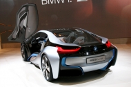 東京モーターショー2011 BMW i8コンセプト リアスタイル｜日刊カーセンサー