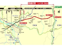 今回開通する区間は16.1km。事業名称は日沿道となっているが、一般的には秋田道の一部として扱われることになる
