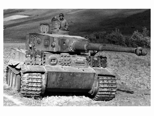 ▲第2次世界大戦当時のドイツ軍のティーガーⅠ戦車