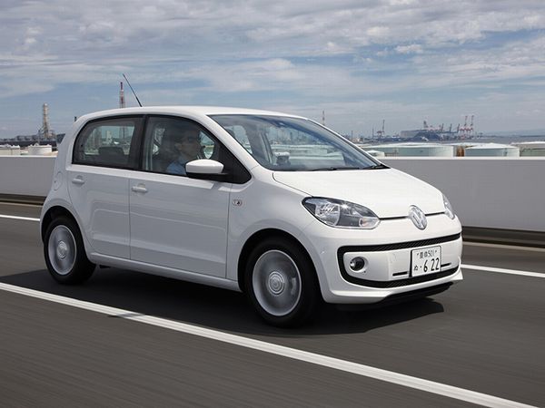 ▲2012年10月から販売されているVW up!。ミニマムなボディにでっかい実力を秘めた実力派コンパクトです