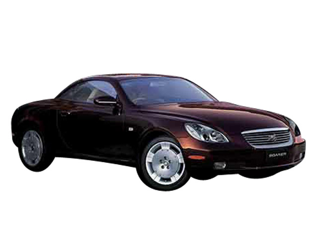 ▲最終型ソアラは2001年にデビューし、レクサス SCにバトンタッチする2005年まで販売。実は累計5000台強しか販売されなかったレア車です
