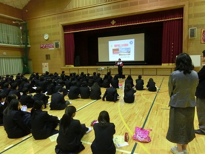 交通安全講習会の様子