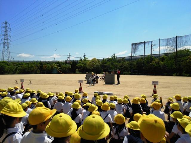 交通安全教室の様子