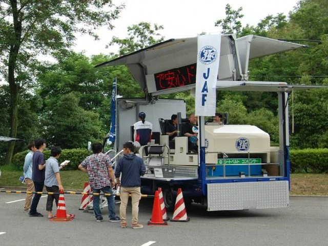 交通安全イベントの様子