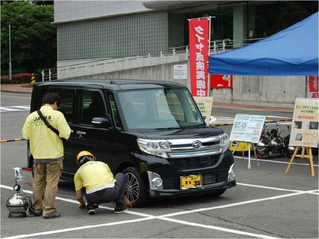 交通安全イベントの様子