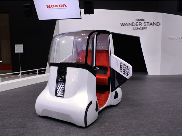 ▲“WANDER=自由に動き回る”をコンセプトに、自由な移動の喜びを追求した「Honda WANDER STAND CONCEPT(ホンダ ワンダー スタンド コンセプト)」