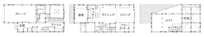 間取り図｜EDGE HOUSE