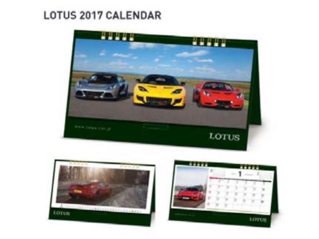▲LOTUS 2017卓上カレンダー
