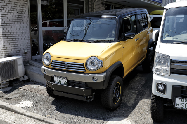 ▲「ハスラーは素もかわいいけれど、いじることでより楽しい車になると思う」とBoseさん