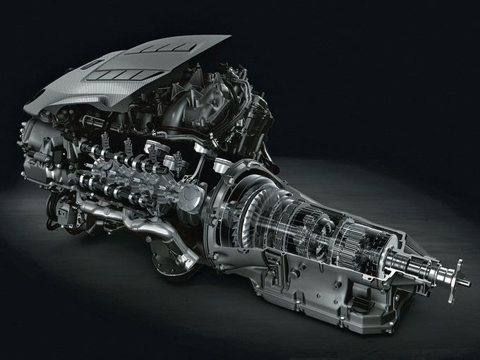 ▲Fシリーズに一貫して使われてきた2UR型5L V8エンジンは、現行世代で役目を終えて、廃止される。次世代のFモデルには4L V8ツインターボが採用され、環境性能の改善が図られる