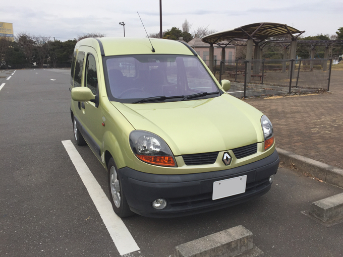 ▲こちらが実際に試乗させてもらった初代カングー