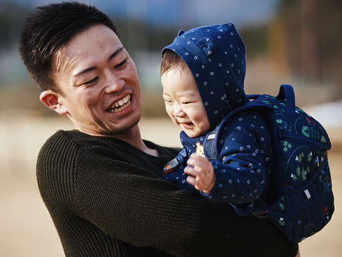 ▲4月に1歳になったばかりの咲人くん。最近はやんちゃっぷりを発揮！