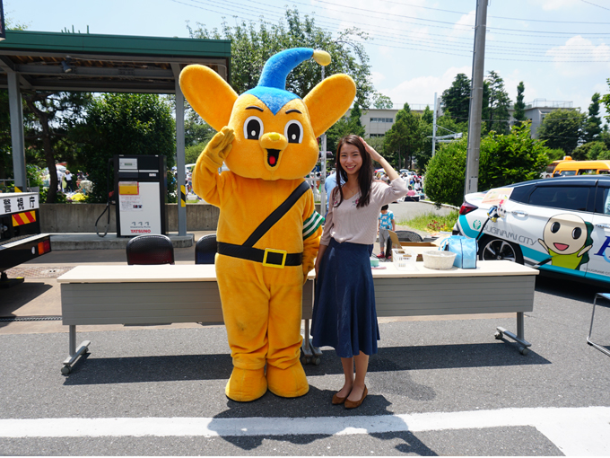 ▲最後にピーポ君と共に安全運転よ～し！