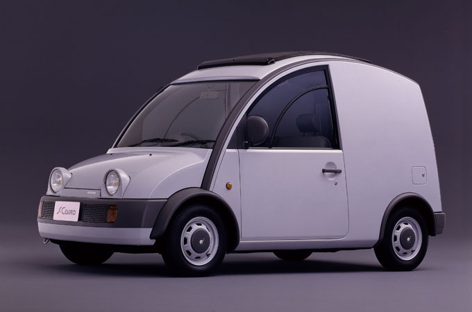 ▲「パイクカー・プロジェクト」立ち上げにより、1989年に誕生した日産 エスカルゴ