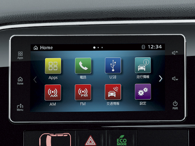 ▲スマホとの連携機能を持たせたスマートフォン連携ディスプレイオーディオ（SDA）も特徴的な装備だ（「S Edition」に標準、2017年2月以降に生産された「G Safety Package」「G Navi Package」にオプション）。ただしナビの機能を重視する方、車内でテレビを見たい方は通常のメモリーナビ（MMCS）装着車を選びましょう