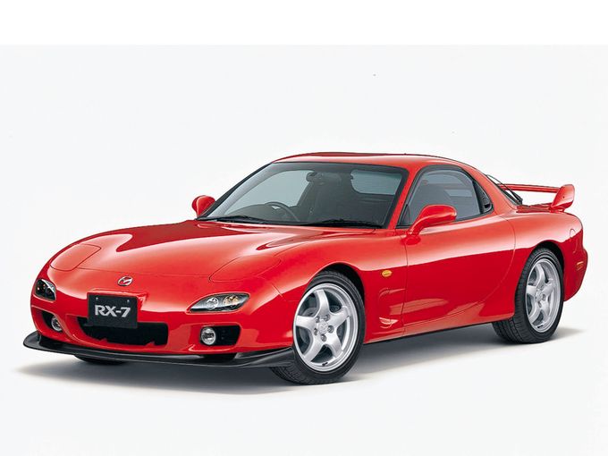 ▲1991年発売のマツダ RX-7（3代目）