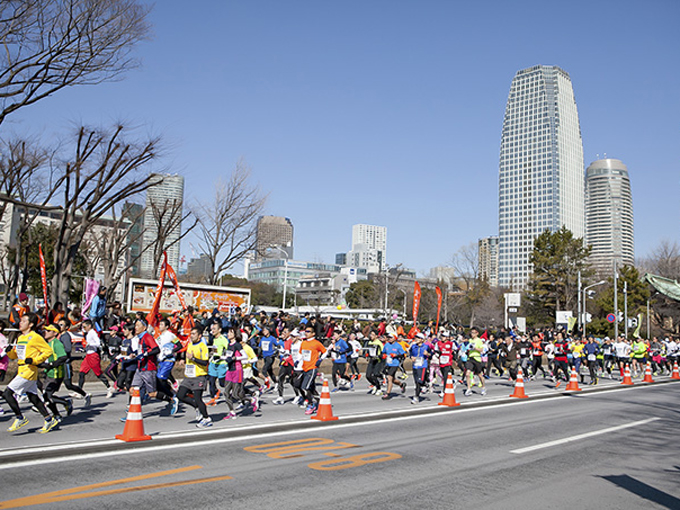 ▲平成19年2月18日、第1回東京マラソンが開催された。つまり今年でもう13回目！
